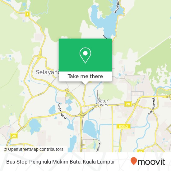 Peta Bus Stop-Penghulu Mukim Batu