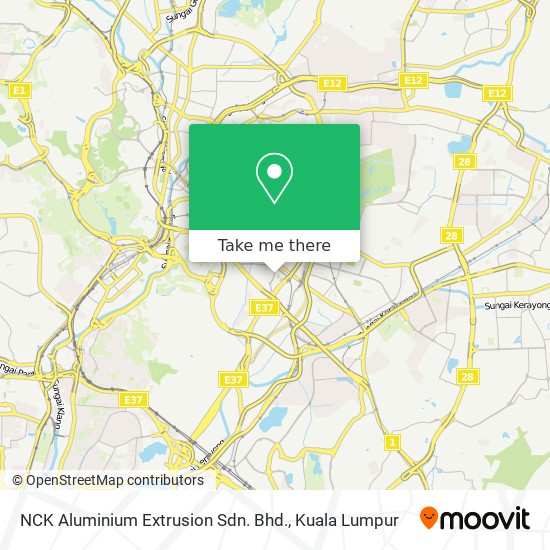 NCK Aluminium Extrusion Sdn. Bhd. map