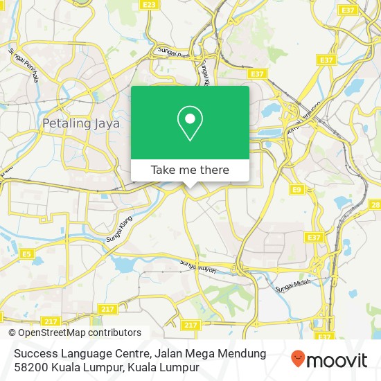 Success Language Centre, Jalan Mega Mendung 58200 Kuala Lumpur map
