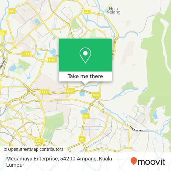 Megamaya Enterprise, 54200 Ampang map
