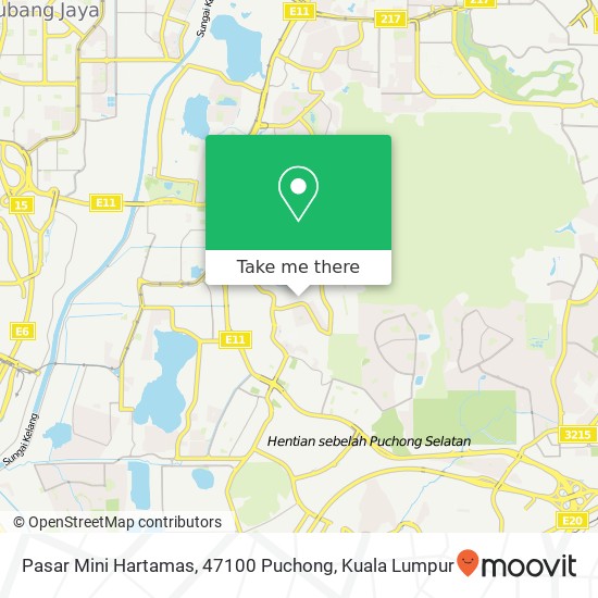 Pasar Mini Hartamas, 47100 Puchong map