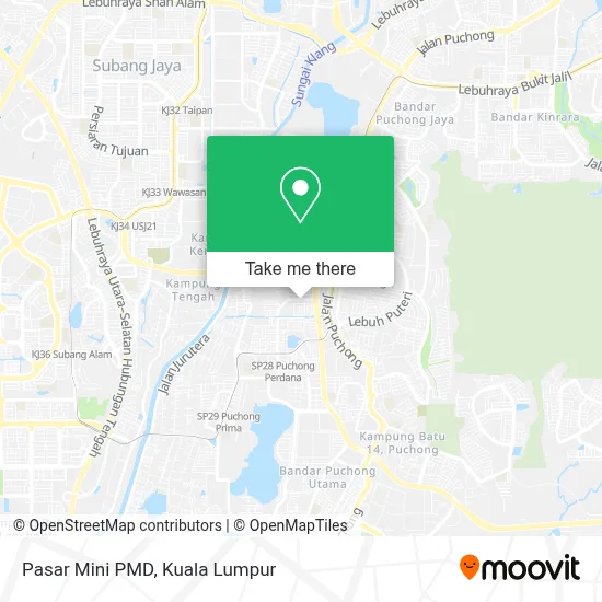 Pasar Mini PMD map