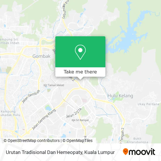 Urutan Tradisional Dan Hemeopaty map