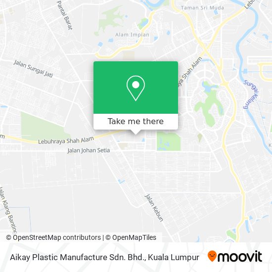 Aikay Plastic Manufacture Sdn. Bhd. map