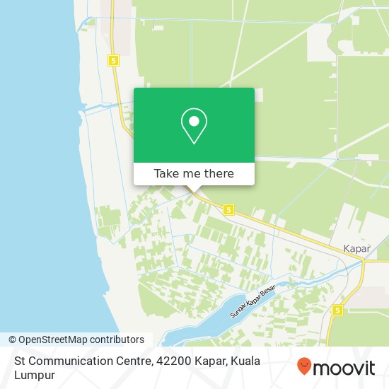 St Communication Centre, 42200 Kapar map