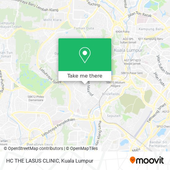 HC THE LASUS CLINIC map