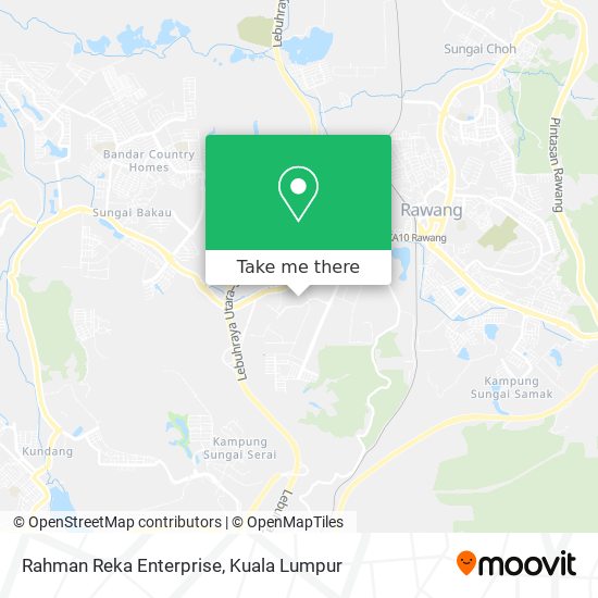 Rahman Reka Enterprise map