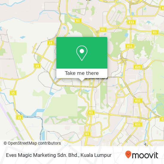 Eves Magic Marketing Sdn. Bhd. map