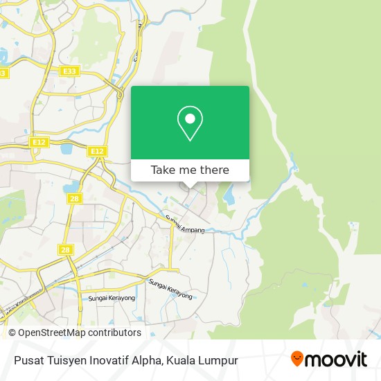 Pusat Tuisyen Inovatif Alpha map