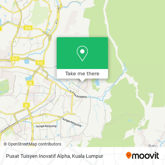 Pusat Tuisyen Inovatif Alpha map