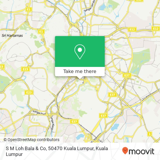 S M Loh Bala & Co, 50470 Kuala Lumpur map