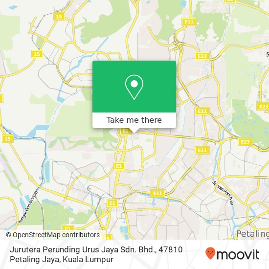 Jurutera Perunding Urus Jaya Sdn. Bhd., 47810 Petaling Jaya map