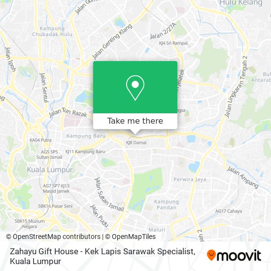 Peta Zahayu Gift House - Kek Lapis Sarawak Specialist