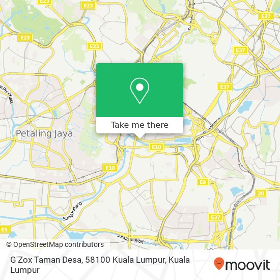 G'Zox Taman Desa, 58100 Kuala Lumpur map