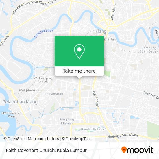 Faith Covenant Church map