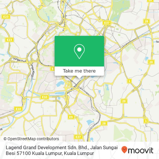 Lagend Grand Development Sdn. Bhd., Jalan Sungai Besi 57100 Kuala Lumpur map