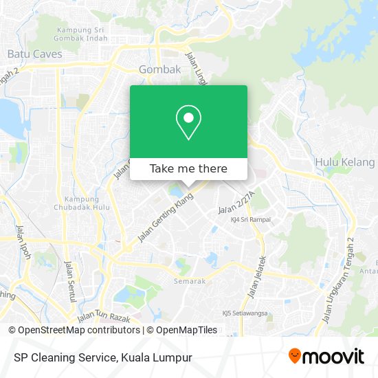 SP Cleaning Service map