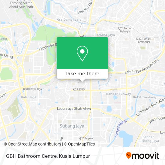GBH Bathroom Centre map