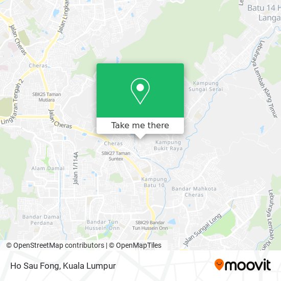 Ho Sau Fong map