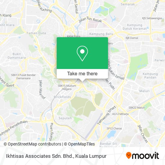 Ikhtisas Associates Sdn. Bhd. map