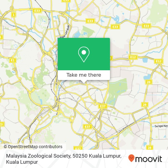 Peta Malaysia Zoological Society, 50250 Kuala Lumpur