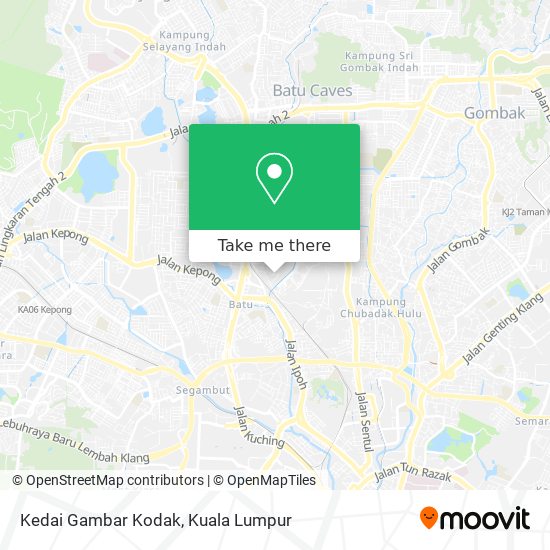Kedai Gambar Kodak map