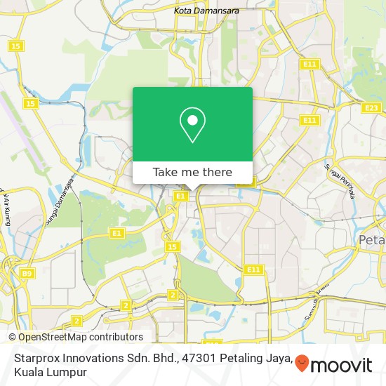 Starprox Innovations Sdn. Bhd., 47301 Petaling Jaya map