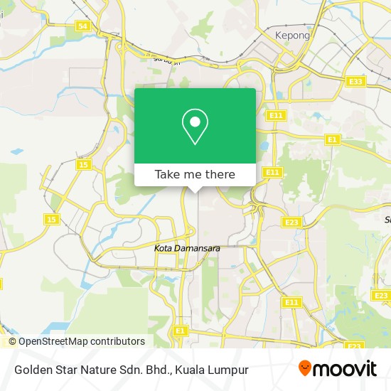 Golden Star Nature Sdn. Bhd. map