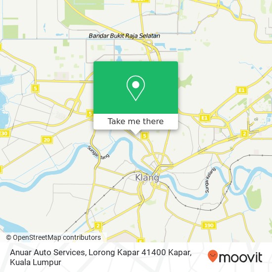 Anuar Auto Services, Lorong Kapar 41400 Kapar map