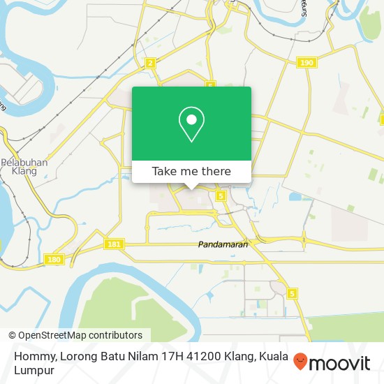 Hommy, Lorong Batu Nilam 17H 41200 Klang map