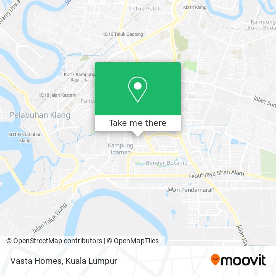 Vasta Homes map