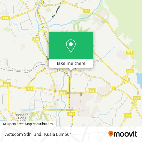 Actscom Sdn. Bhd. map