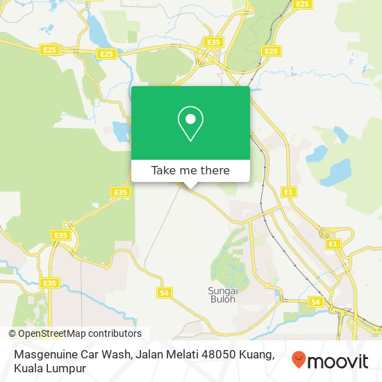 Masgenuine Car Wash, Jalan Melati 48050 Kuang map