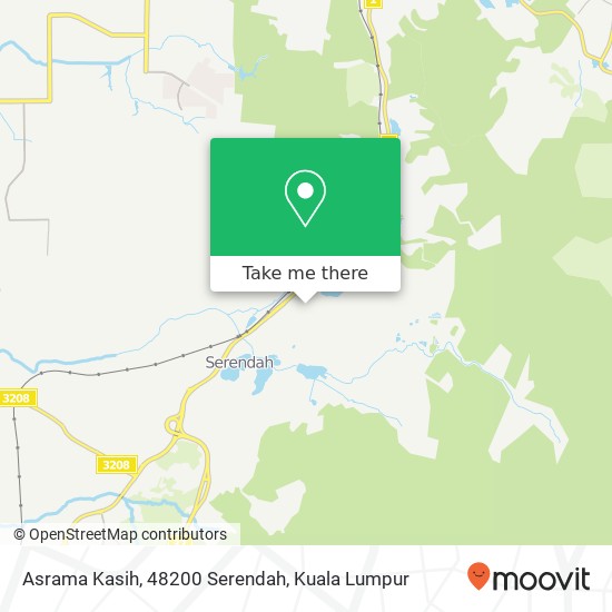 Asrama Kasih, 48200 Serendah map