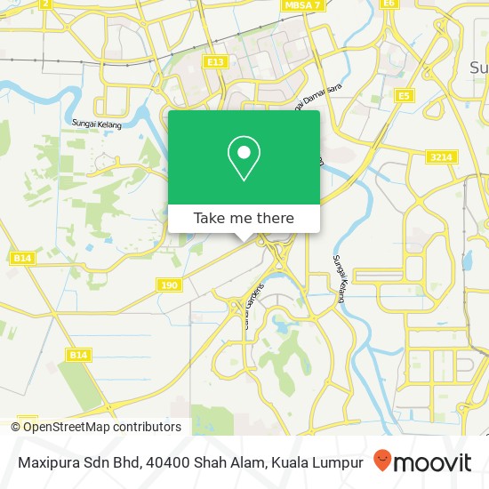 Maxipura Sdn Bhd, 40400 Shah Alam map