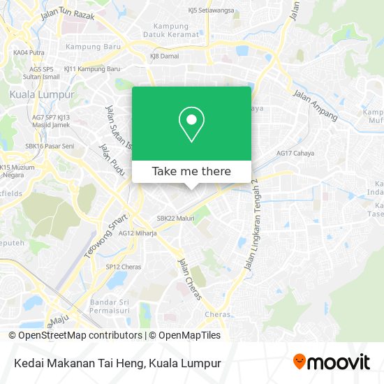 Kedai Makanan Tai Heng map