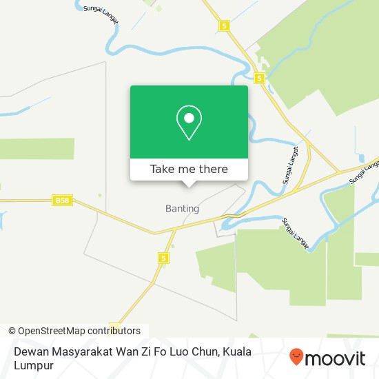 Dewan Masyarakat Wan Zi Fo Luo Chun map