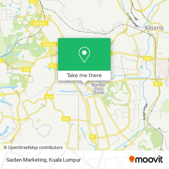 Saiden Marketing map