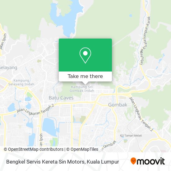 Bengkel Servis Kereta Sin Motors map