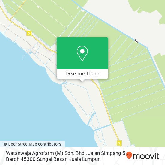 Watanwaja Agrofarm (M) Sdn. Bhd., Jalan Simpang 5 Baroh 45300 Sungai Besar map