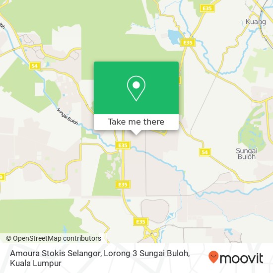 Amoura Stokis Selangor, Lorong 3 Sungai Buloh map