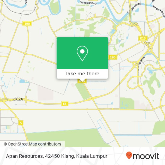 Apan Resources, 42450 Klang map