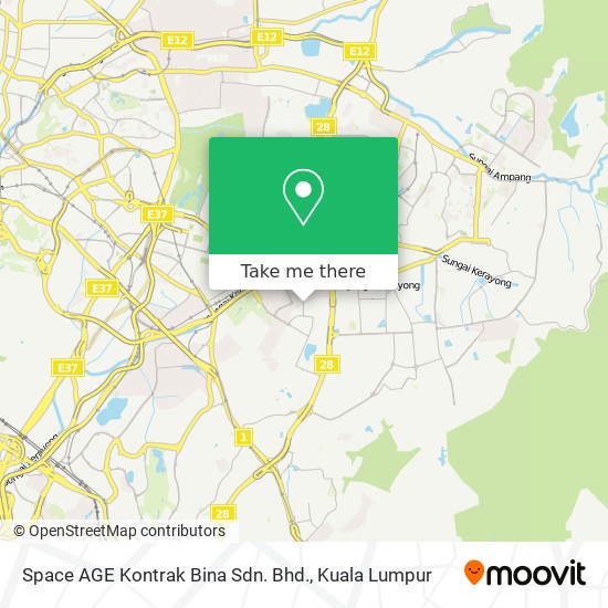 Space AGE Kontrak Bina Sdn. Bhd. map