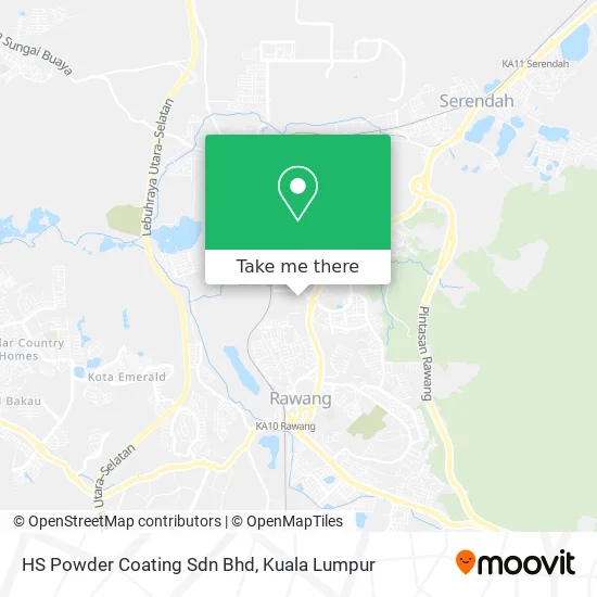 HS Powder Coating Sdn Bhd map