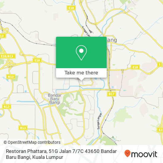 Restoran Phattara, 51G Jalan 7 / 7C 43650 Bandar Baru Bangi map