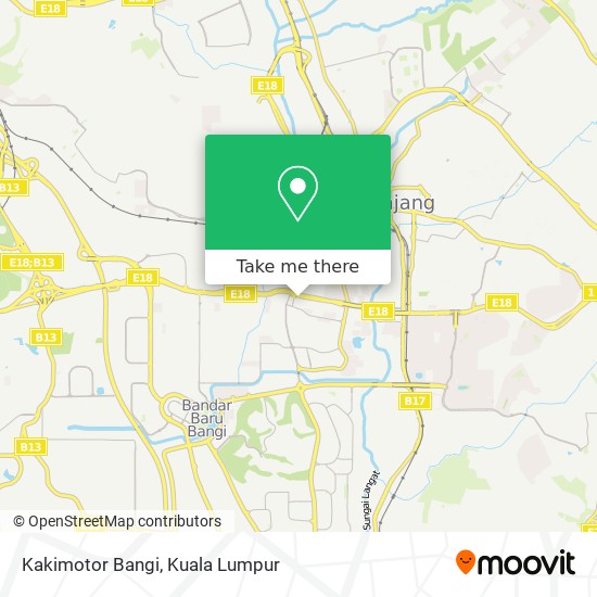 Kakimotor Bangi map