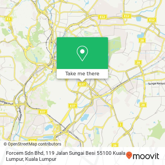 Peta Forcem Sdn Bhd, 119 Jalan Sungai Besi 55100 Kuala Lumpur