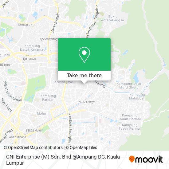 Peta CNI Enterprise (M) Sdn. Bhd.@Ampang DC