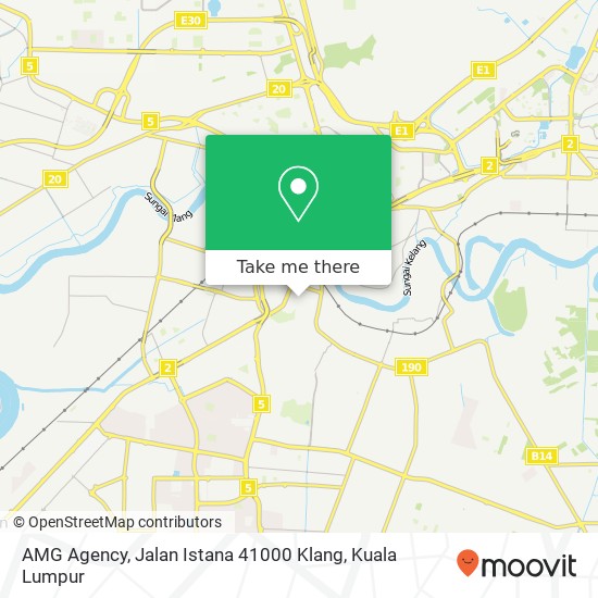 Peta AMG Agency, Jalan Istana 41000 Klang