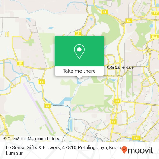 Le Sense Gifts & Flowers, 47810 Petaling Jaya map